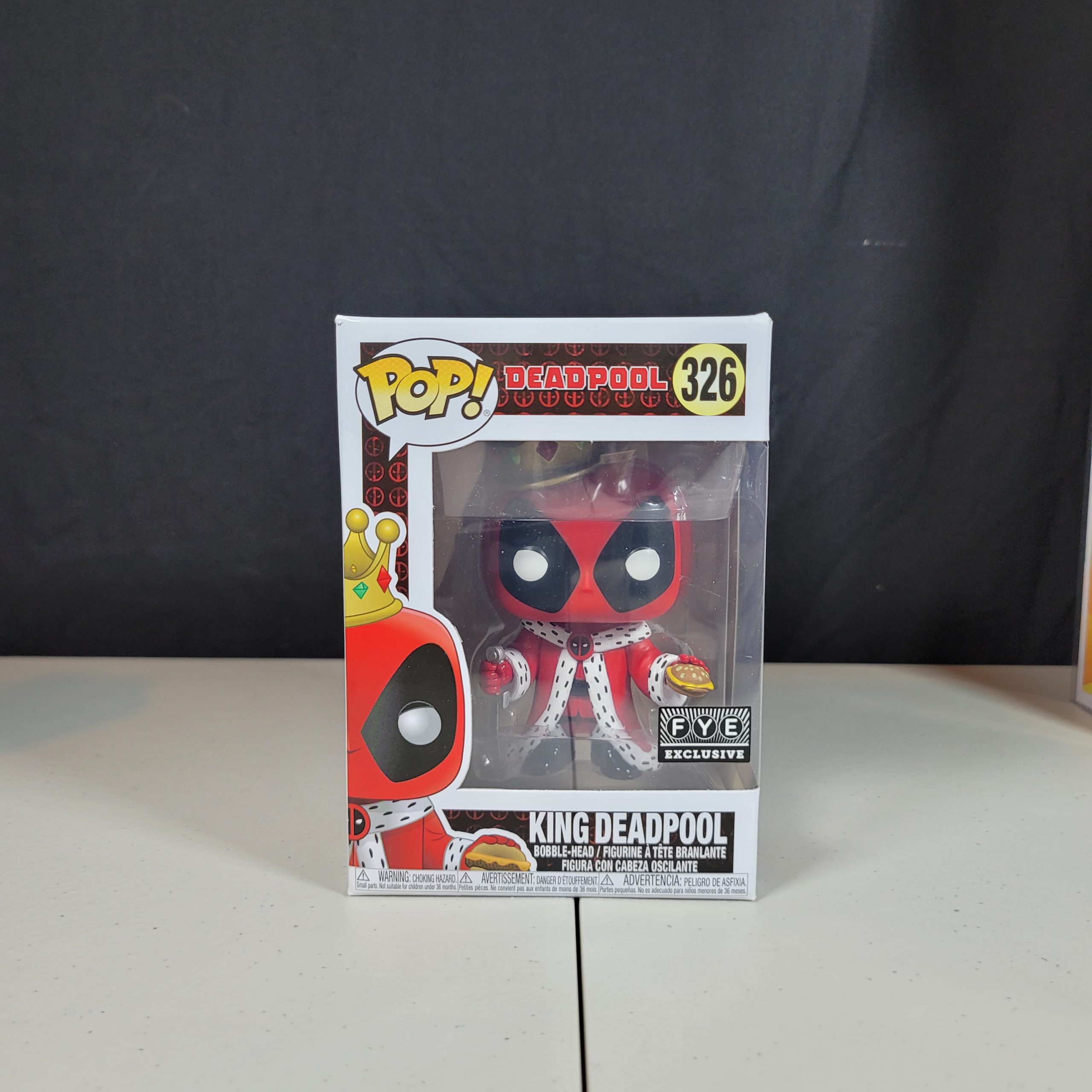 Funko Pop! Marvel Deadpool King Deadpool FYE Exclusive Bobble-Head Figure  #326 - US