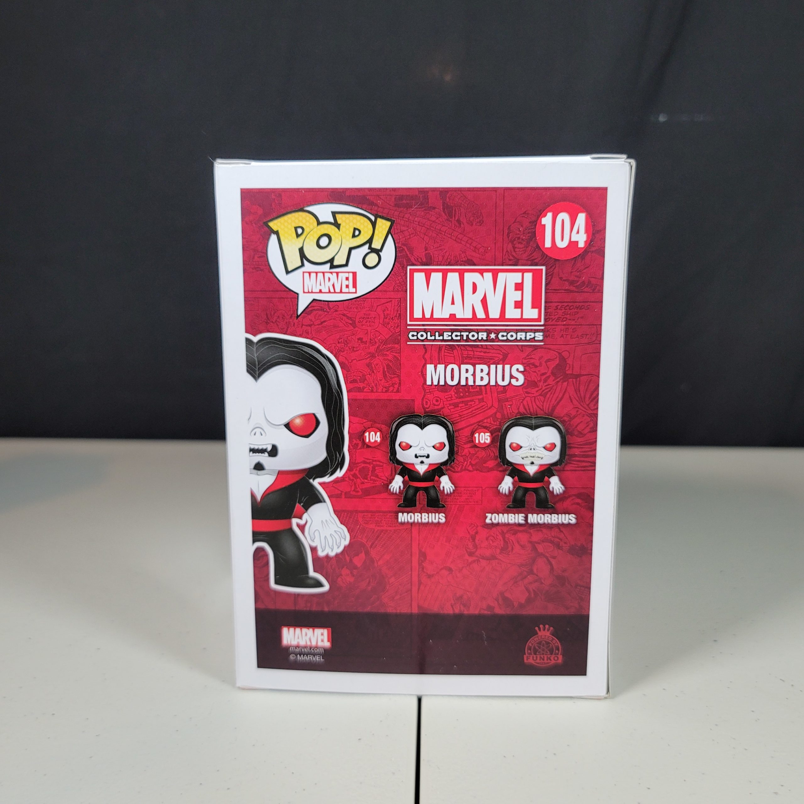 Funko Pop Morbius #104 Marvel Villans Box Exclusive – Roll for Loot